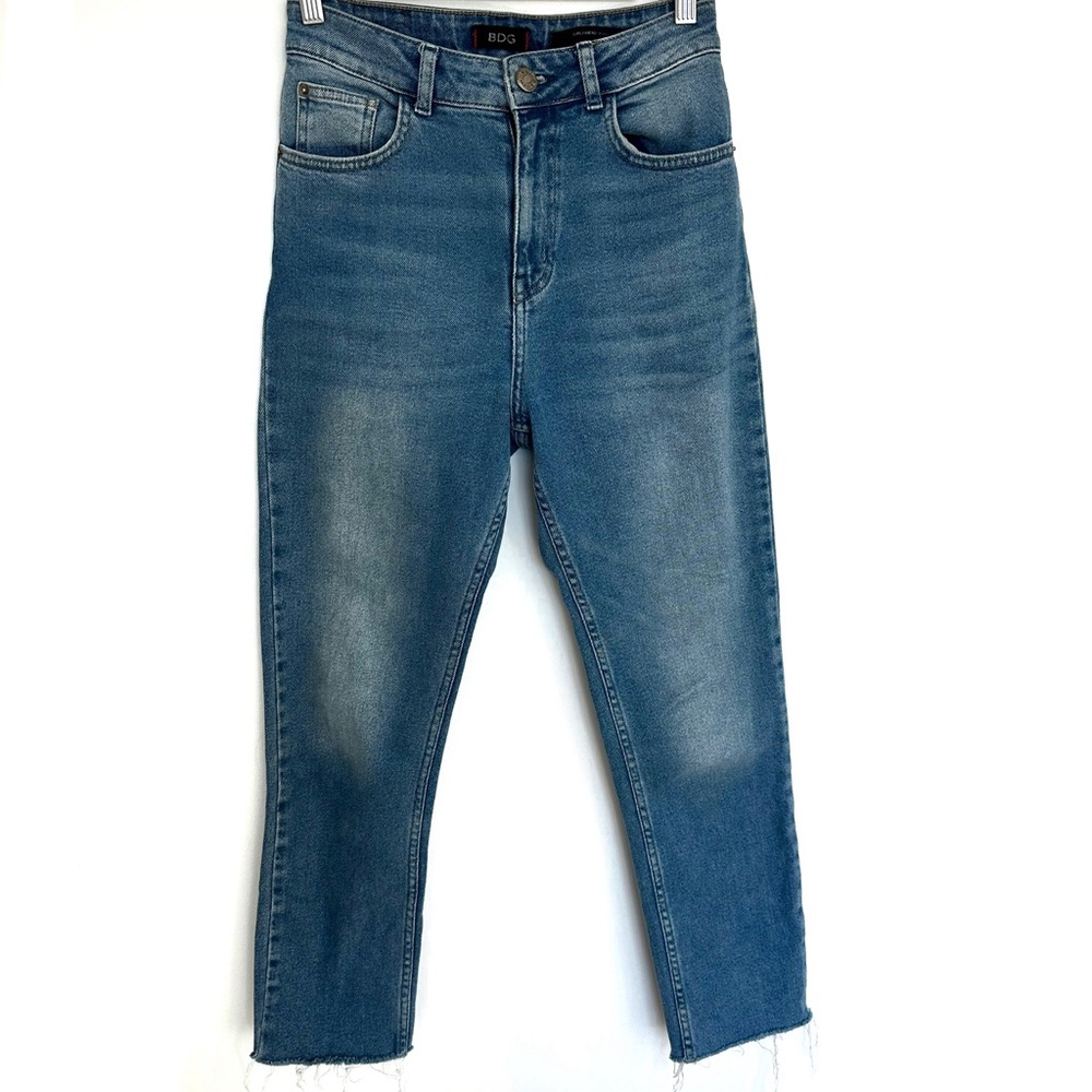 Urban Outfitters BDG The Girlfriend Straight Leg High-Waisted Jeans, 26